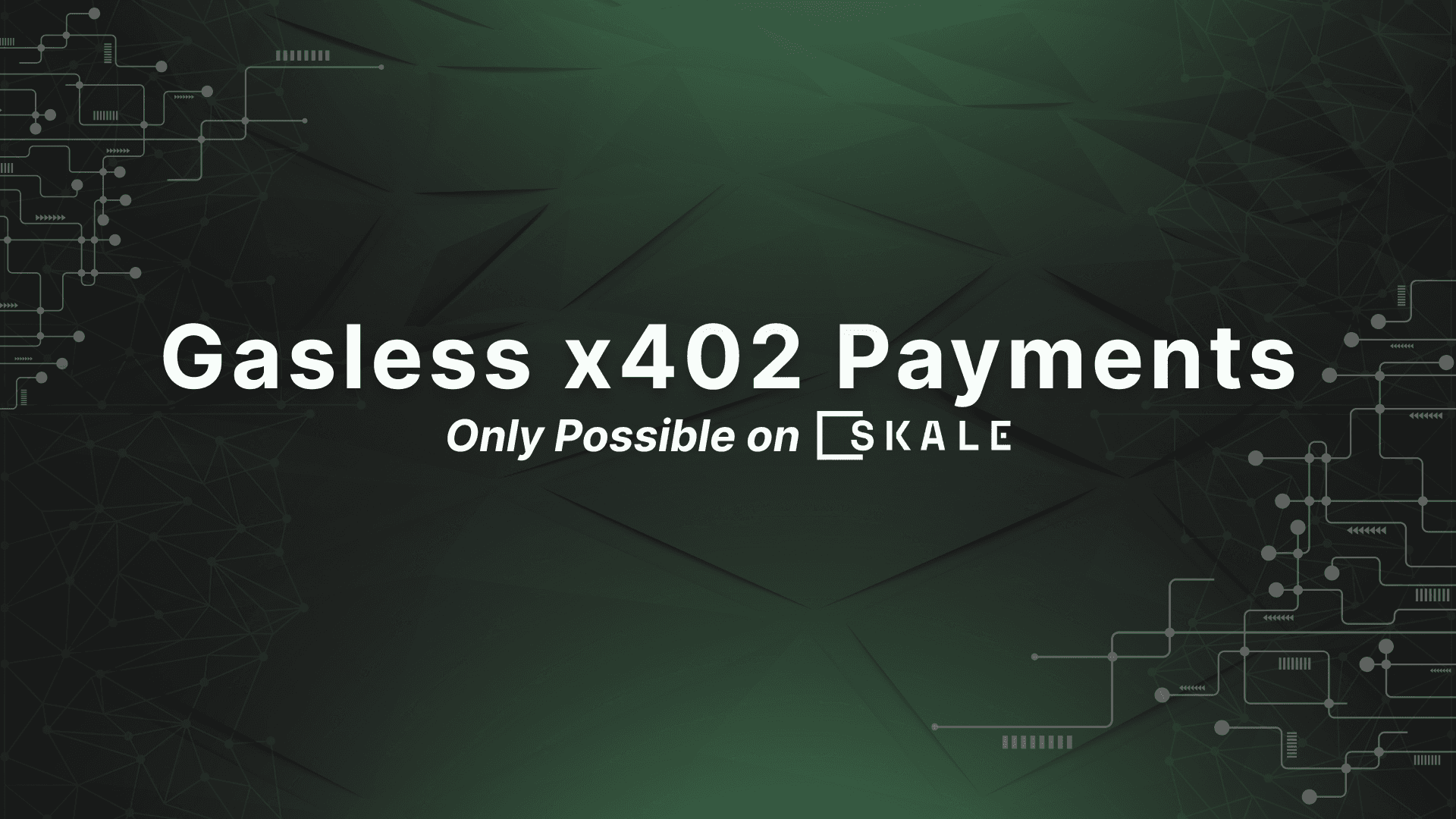 Using SKALE for Gasless x402 Payments