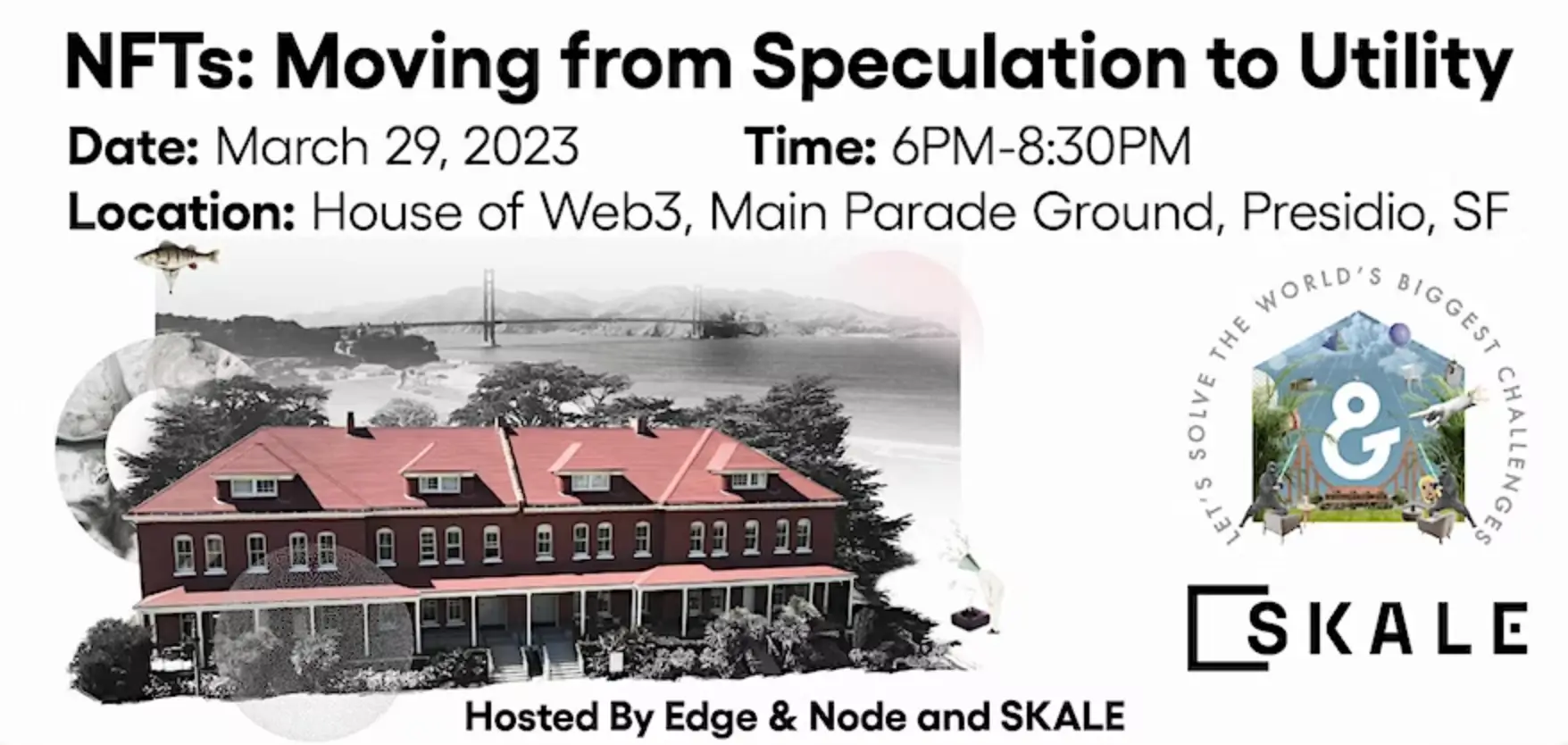 NFTs: Moving from Speculation to Utility - A Panel and Networking Event with SKALE | SKALE