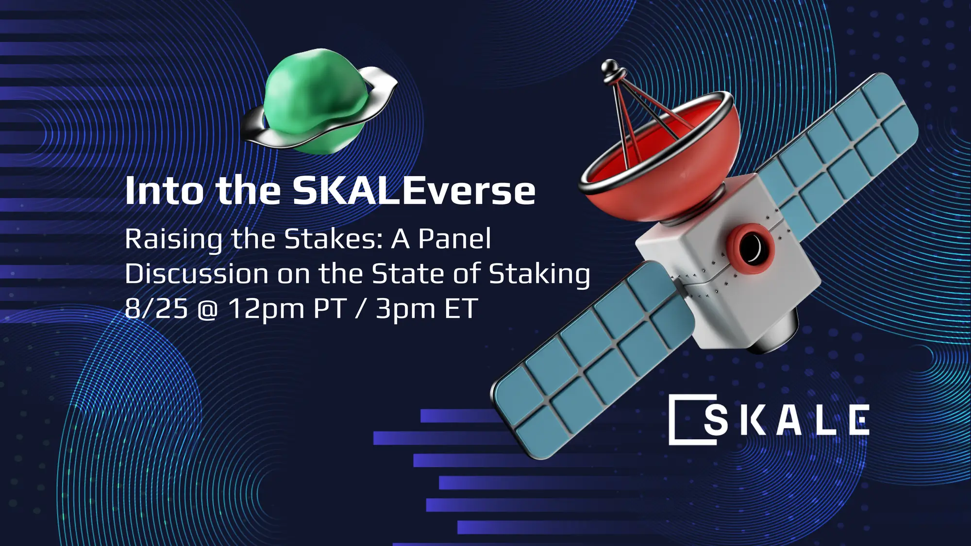 Into the SKALEverse #9: Raising the Stakes - A Panel Discussion on the State of Staking | SKALE