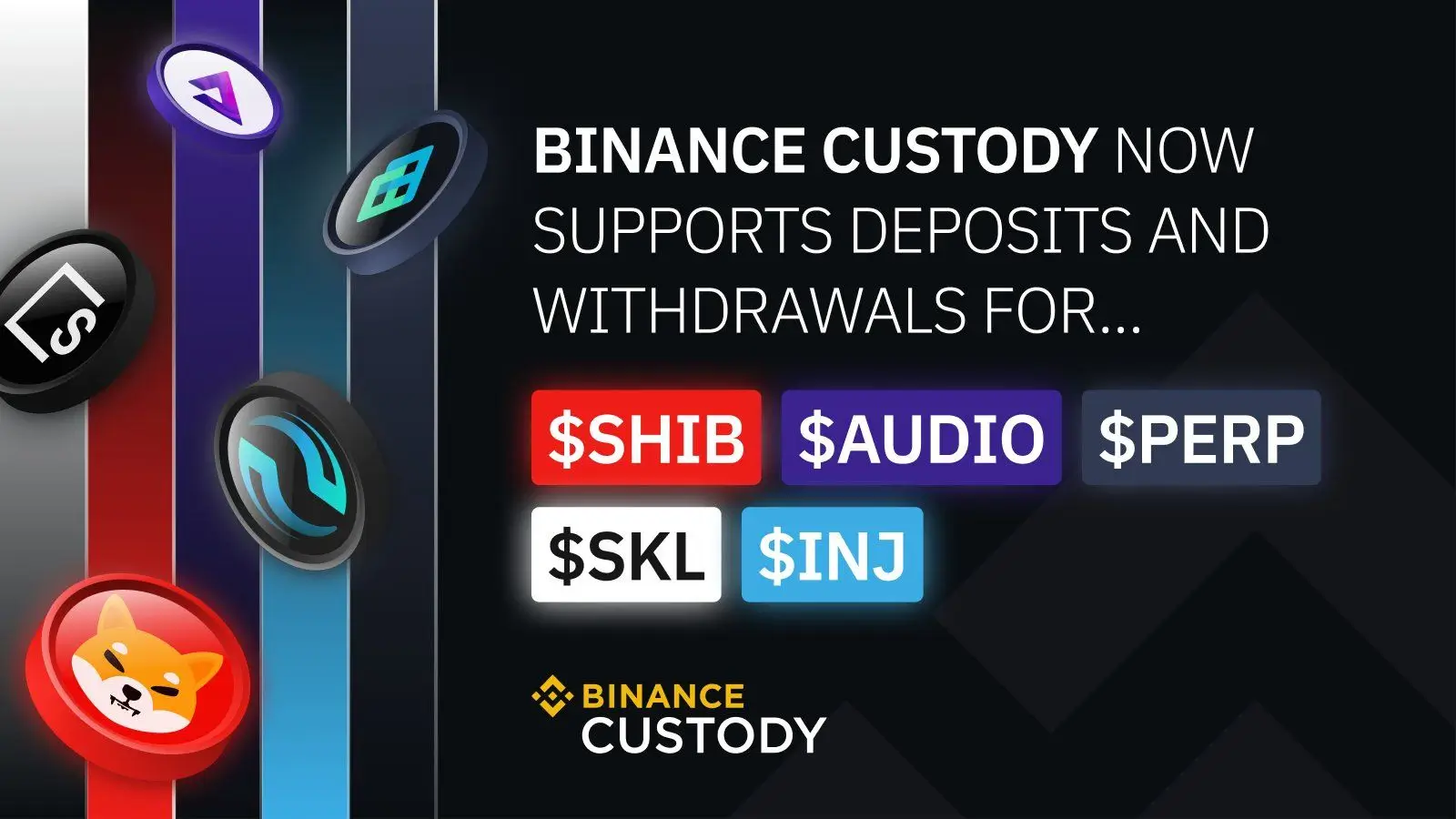 Binance Institutional now offers custody support for $SKL | SKALE