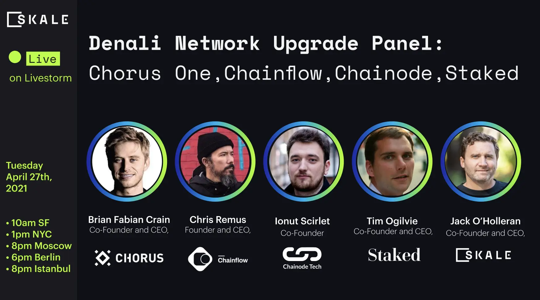 20 takeaways from the Proof Of Stake Validator Panel | SKALE