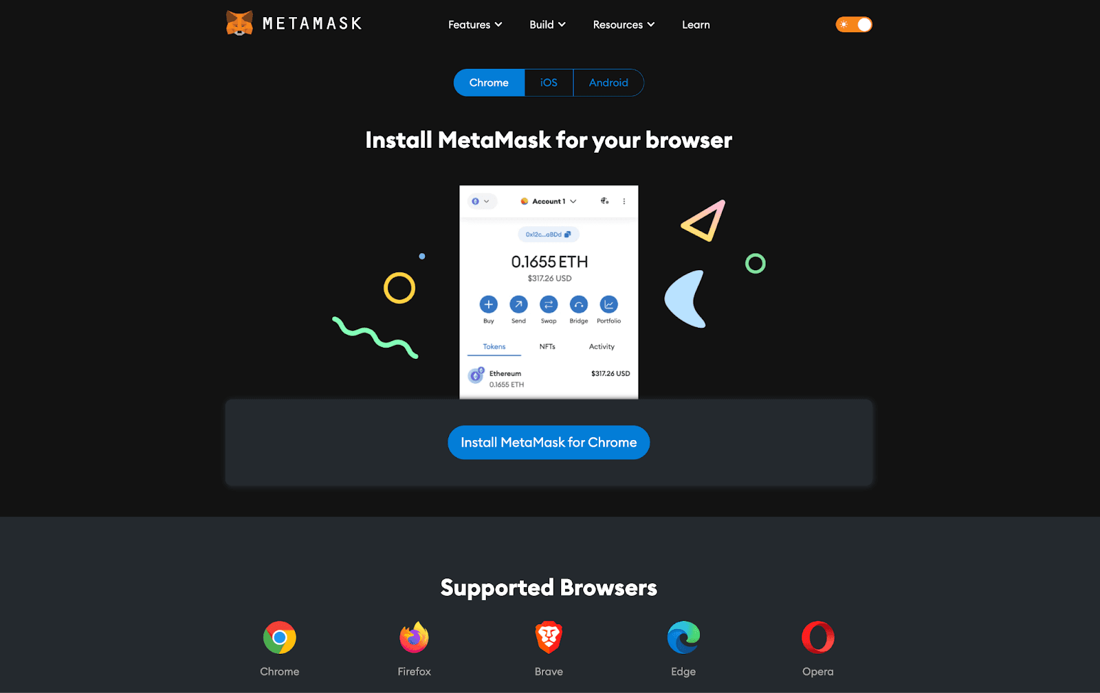Install Metamask Wallet