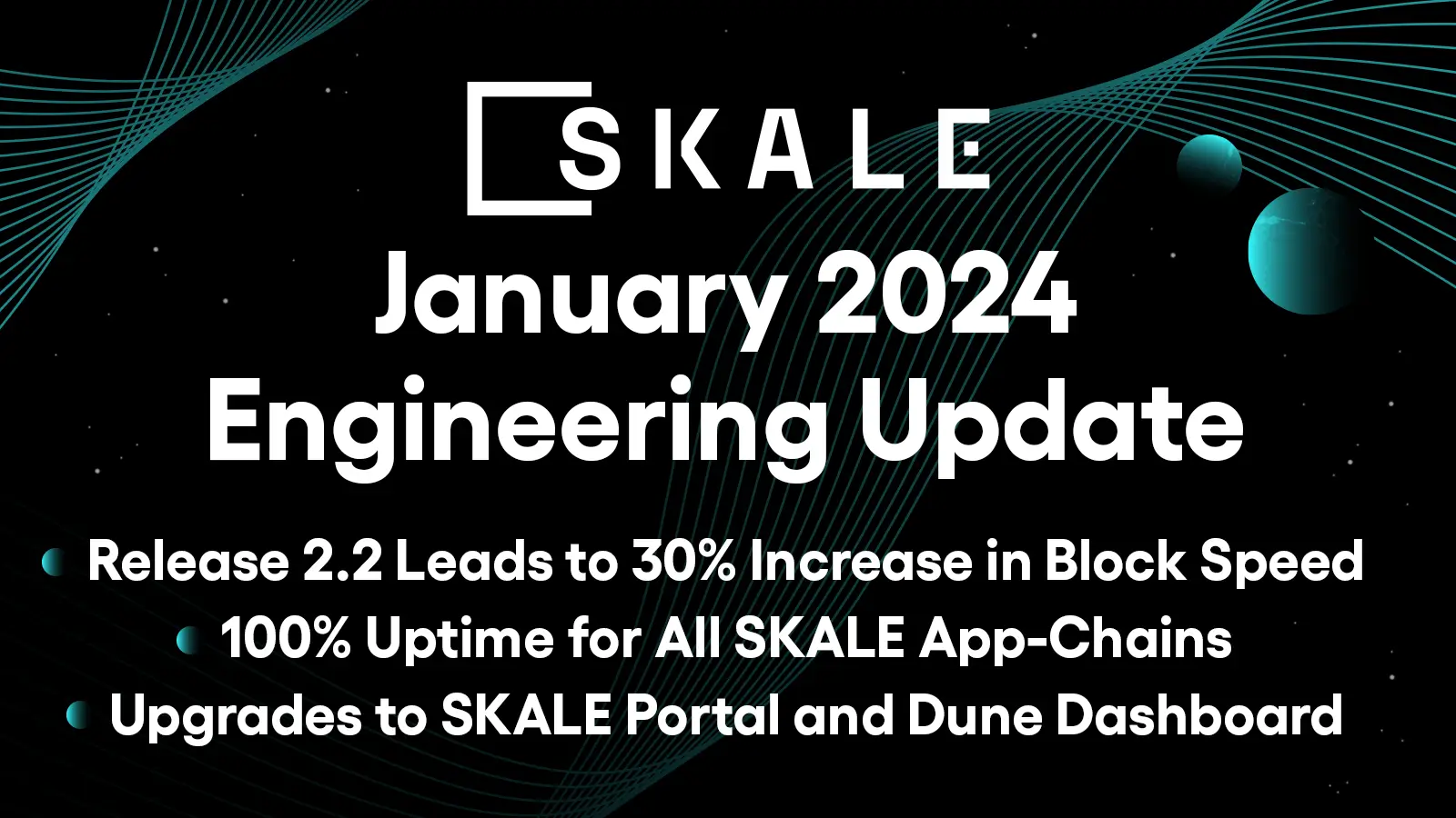 January 2024 SKALE Engineering Update: 30% Increase in Block Speed and Compatibility Enhancements | SKALE