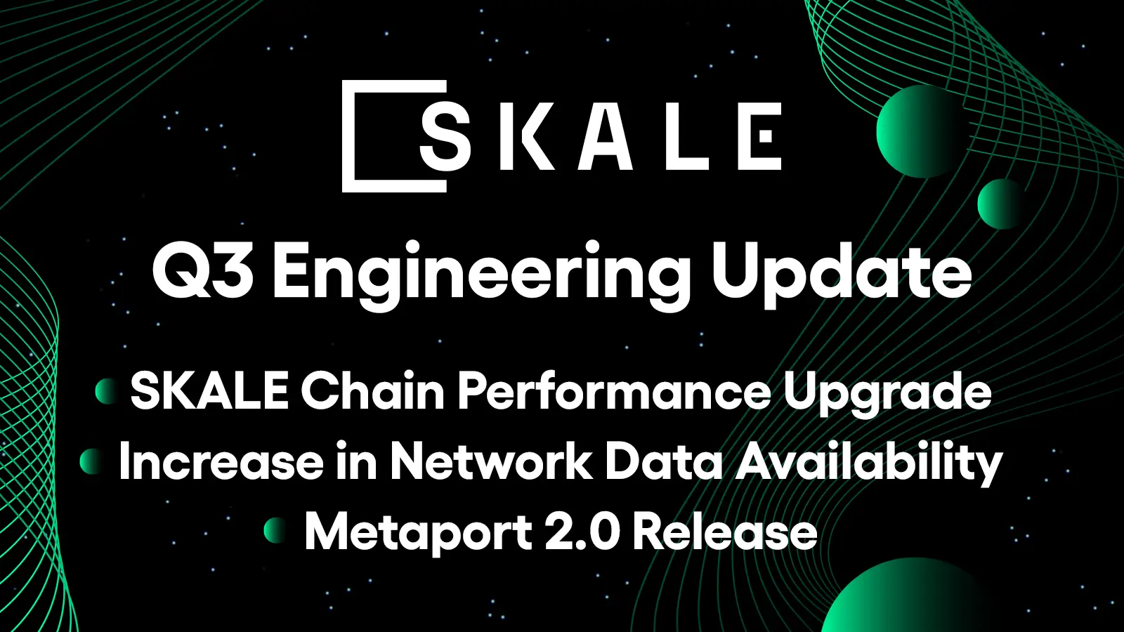 SKALE Q3 2023 Engineering Update | SKALE