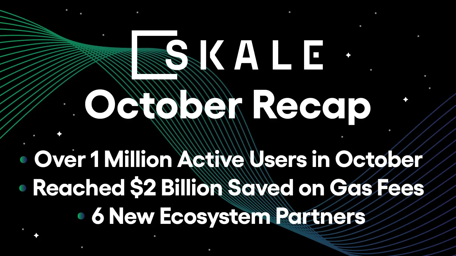 October Ecosystem Recap: SKALE Continues to Dominate Blockchain Gaming as On-Chain Metrics Soar | SKALE