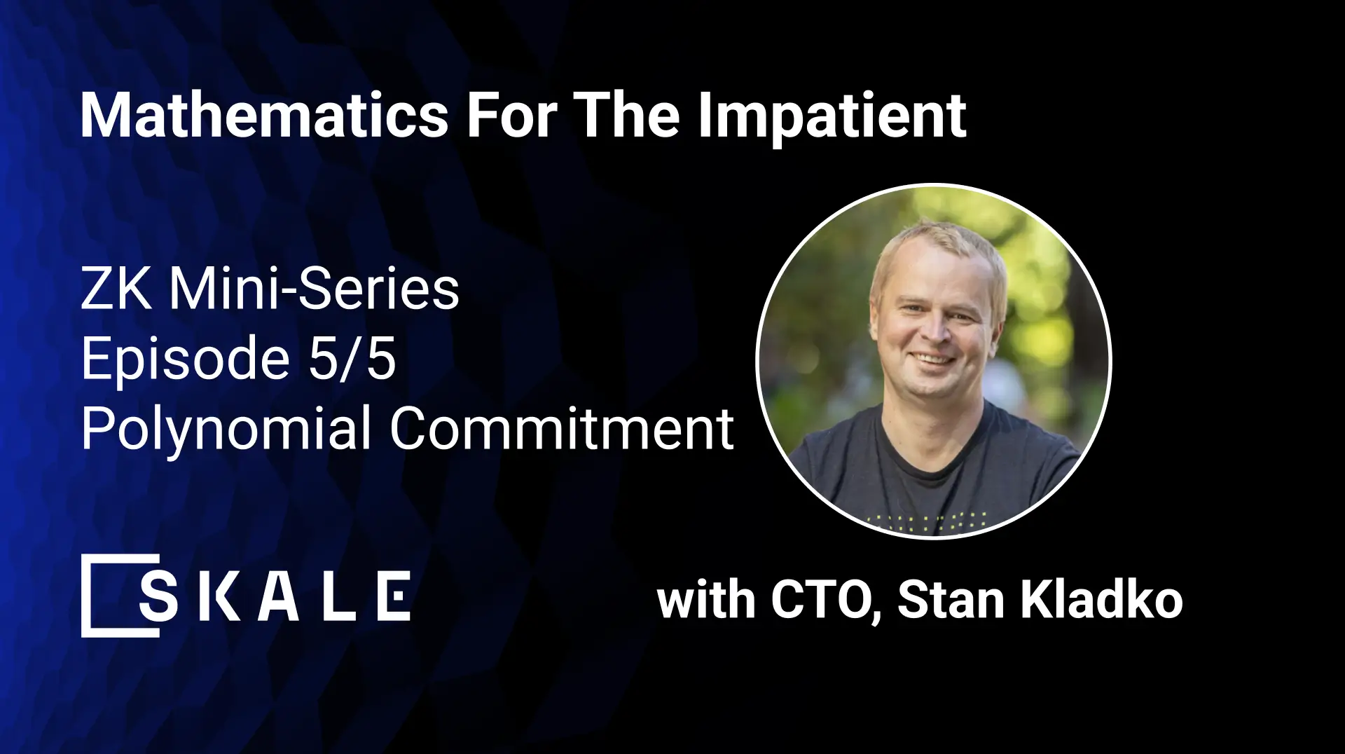 Watch ZK for the Impatient Episode 5: Polynomial Commitment | SKALE