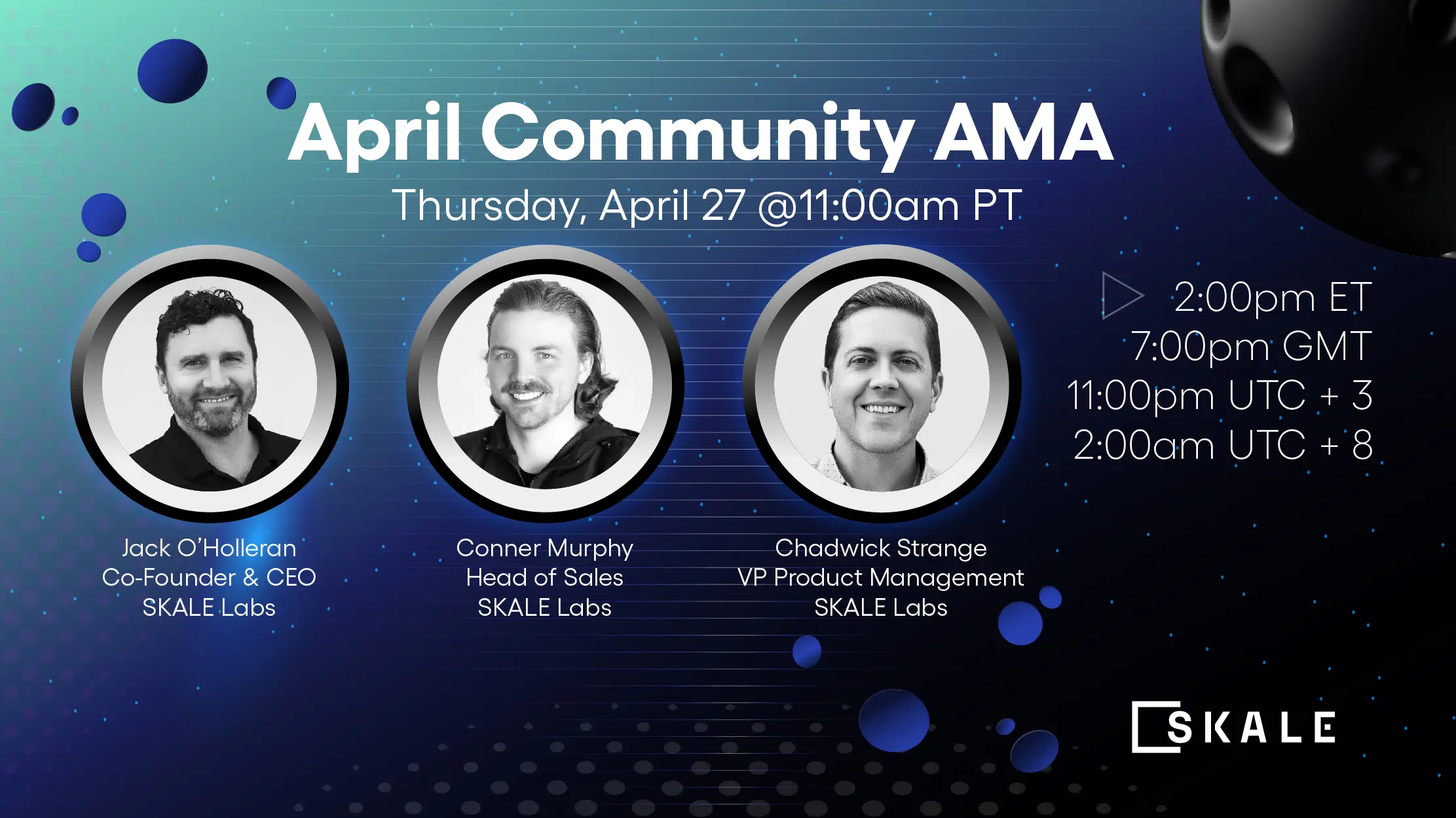 Tune into SKALE's Upcoming April Community AMA | SKALE