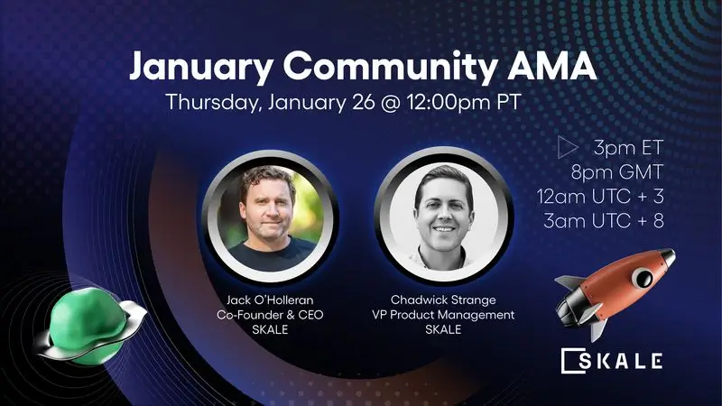 SKALE AMA Recap with Jack O'Holleran and Chadwick Strange | SKALE