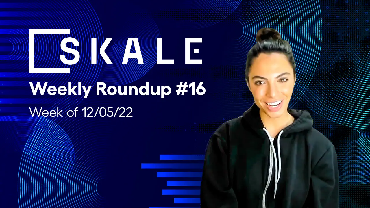 SKALE Weekly Roundup #16: Week of 12/05/22 | SKALE