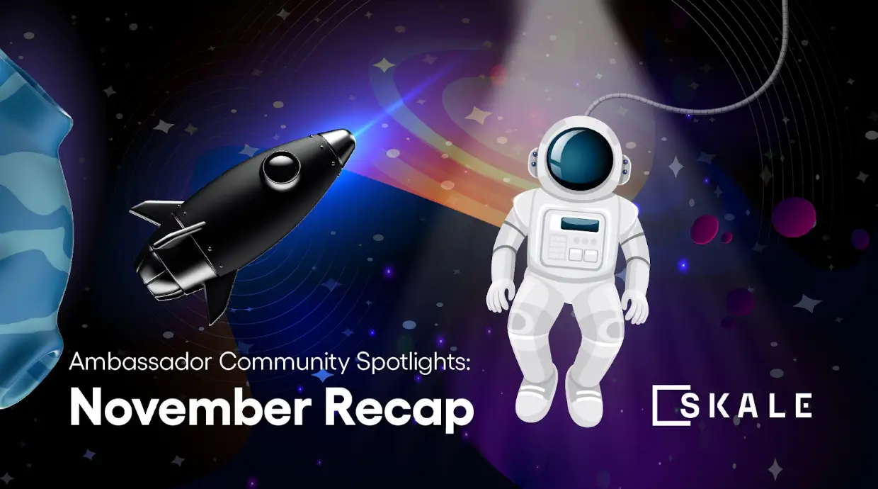SKALE Ambassador Community Spotlights: November Recap | SKALE