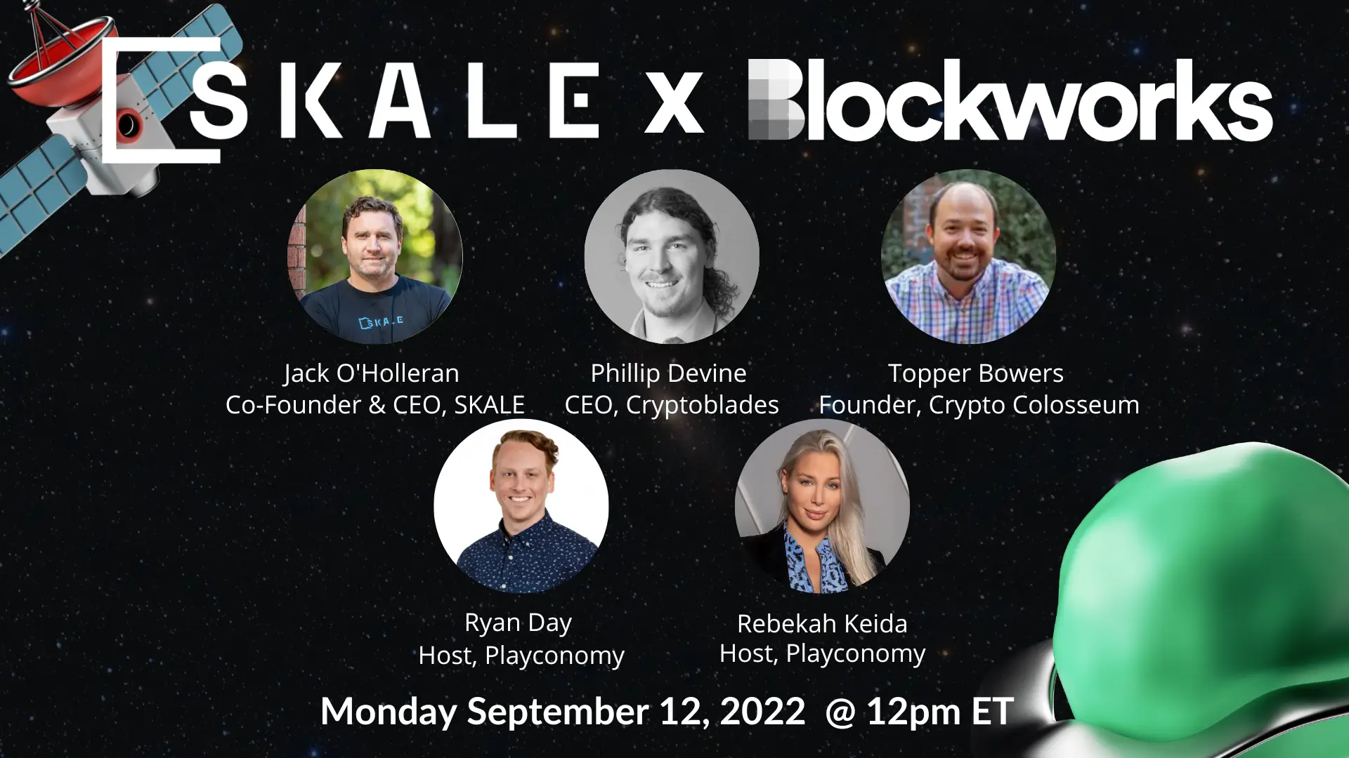 National Video Games Day Twitter Spaces with Blockworks, Crypto Colosseum, and Cryptoblades | SKALE