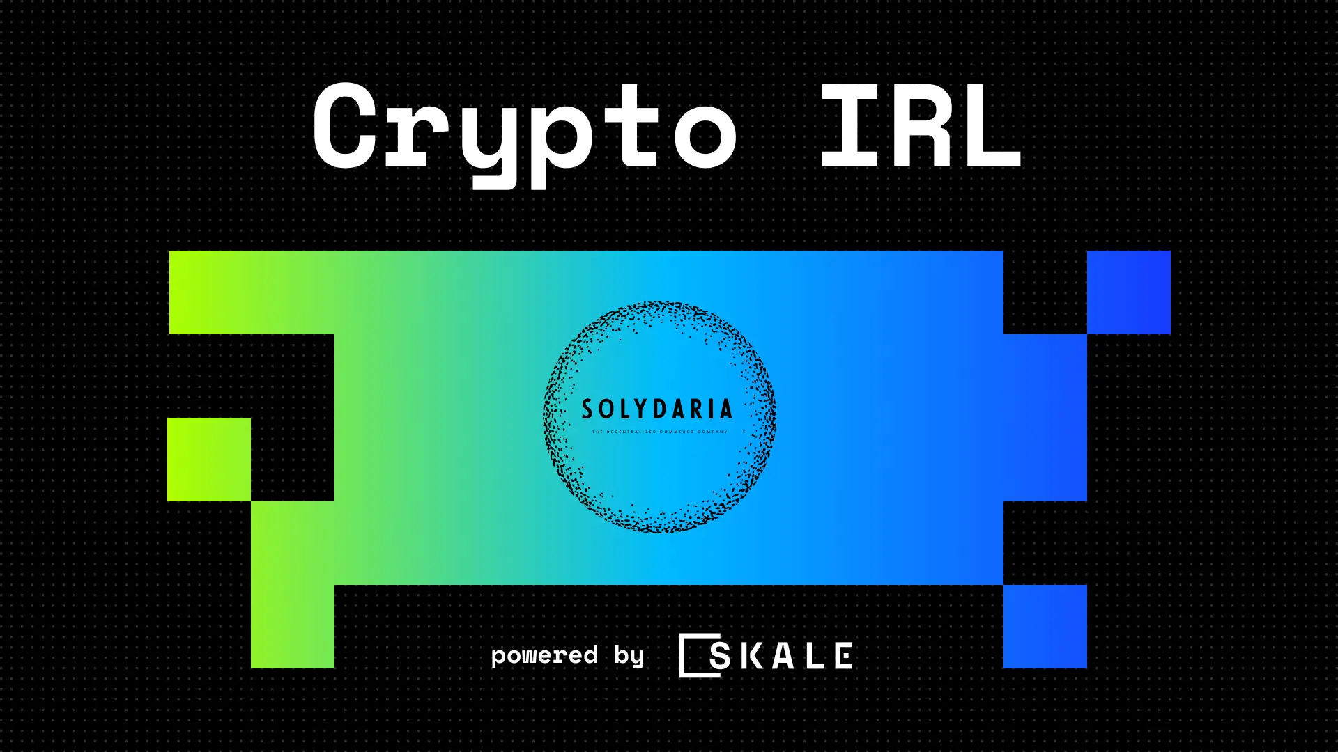 Solydaria live on SKALE - Demo @ NFT.NYC | SKALE