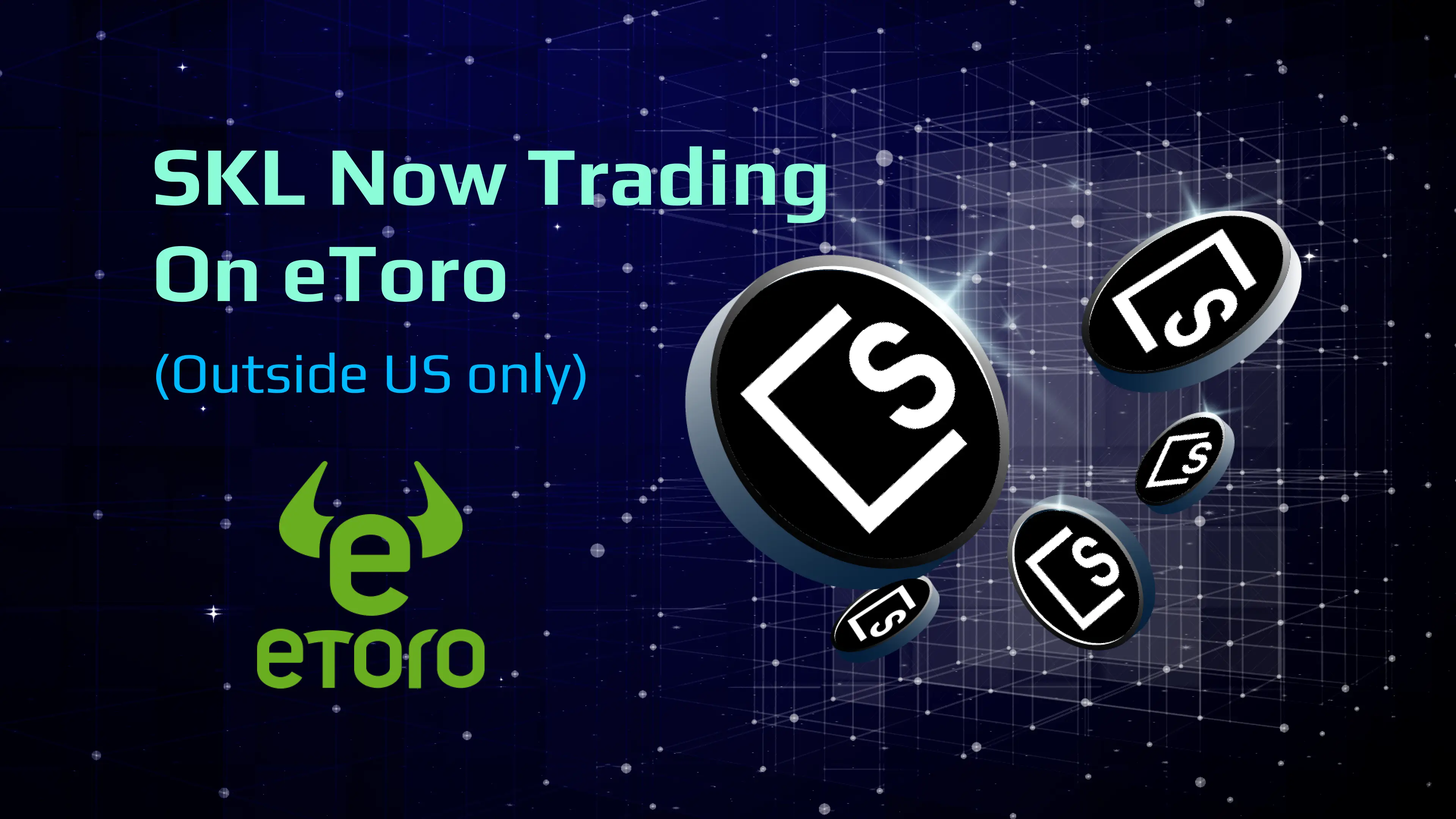 SKL Tokens Now Live on eToro | SKALE