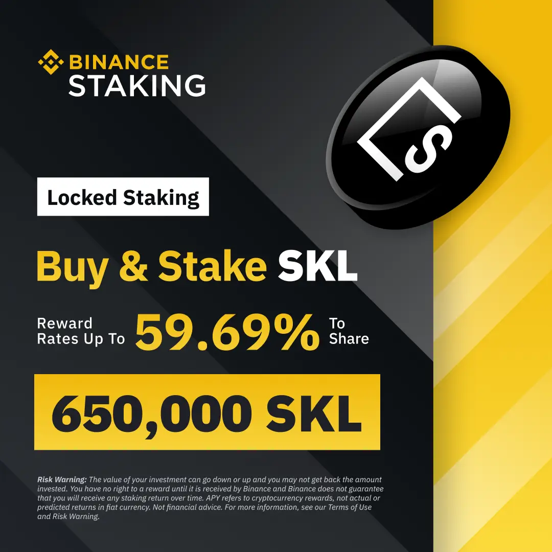 Staking of SKL Now Available on Binance | SKALE