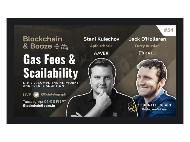 Jack O'Holleran & Stani Kulechov Speak at Blockchain & Booze from Cointelegraph | SKALE