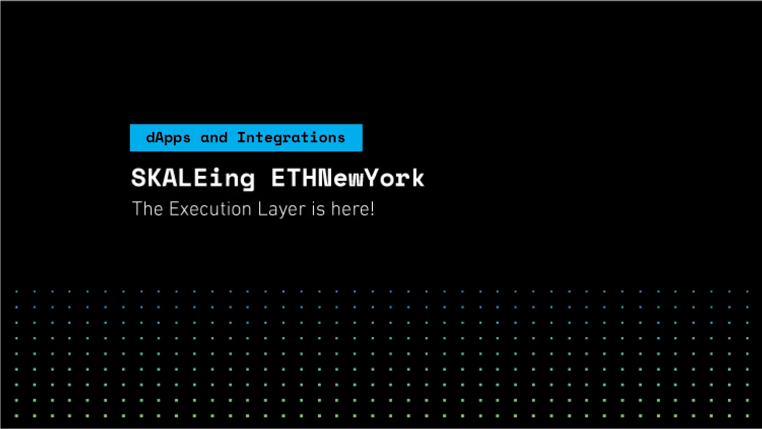 SKALEing ETHNewYork | SKALE