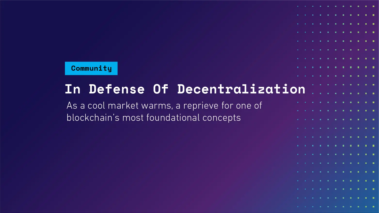 In Defense Of Decentralization | SKALE